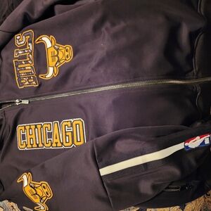 Chicago Bulls Black Athletic Suit with Matching Shirt